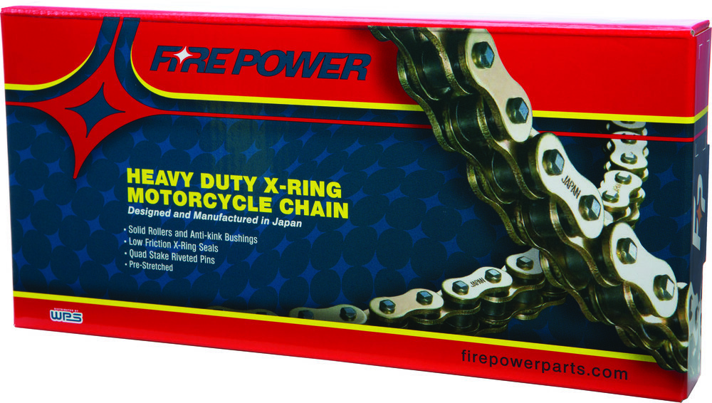 Fire Power 530 X-Ring Heavy Duty Chain, 120 Link - Natural