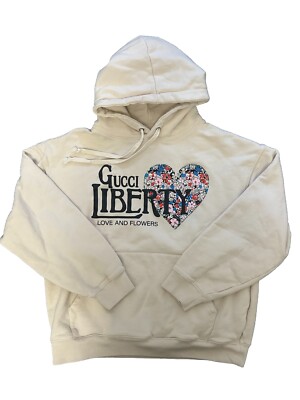 Gucci x Liberty Love and Flowers Hoodie - Size Small | eBay