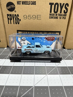Hot Wheels Chris Stangler Customs  83 Chevy Silverado Bumble Custom Christmas