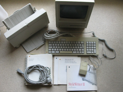 MacIntosh SE 1/40 + Tastatur + Maus + Drucker Stylewriter II = komplettes System
