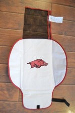 ARKANSAS RAZORBACKS Portable Travel Baby Changing Pad W/ Pockets,Preowned