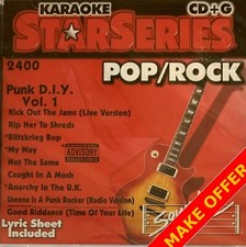 SOUND CHOICE STAR SERIES KARAOKE - POP/ROCK - PUNK D.I.Y. - SC2400 - RARE 