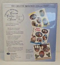 Creative Memories Collection Custom Cutting System 4 Oval Patterns Templates