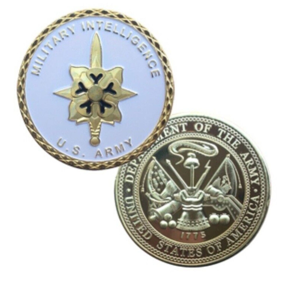 ARMY MILITARY INTELLIGENCE MI CHALLENGE COIN | eBay
