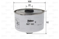 Valeo Kraftstofffilter Leitungsfilter FüR Land Rover Range Discovery IV