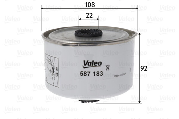 Valeo Kraftstofffilter Leitungsfilter FüR Land Rover Range Discovery IV-image