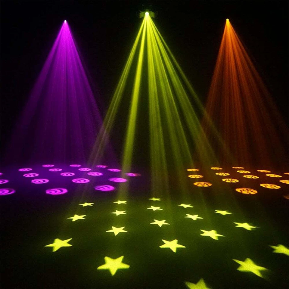 Equinox Helix 100w HP Gobo Flower Lighting Effect Wedding DJ Hearts Star Gobos - Image 4 of 4