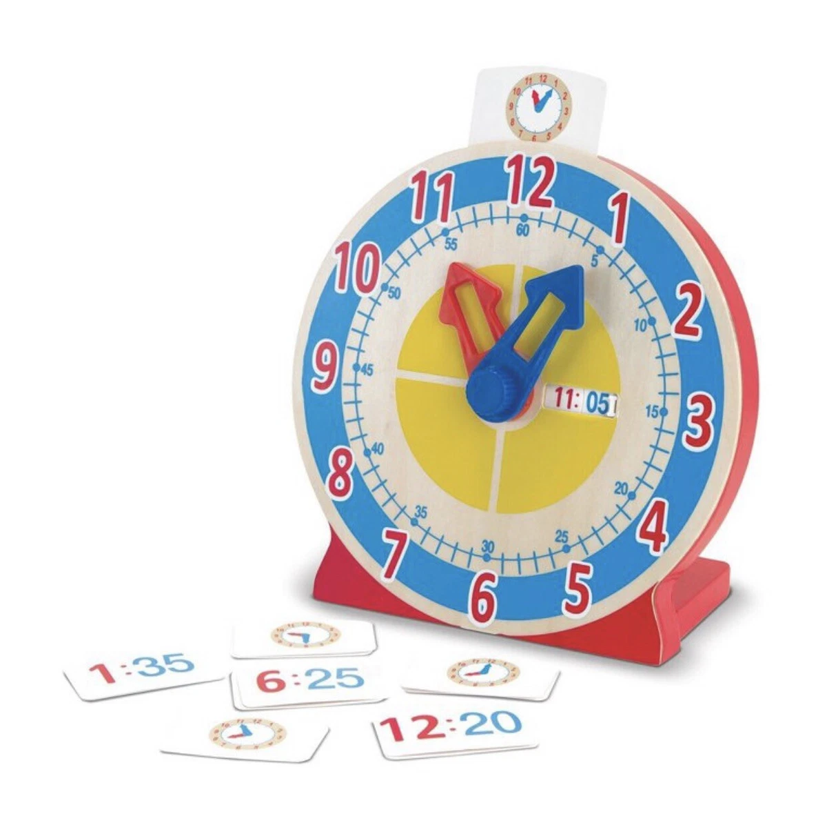 Melissa & doug turn & tell best sale wooden clock