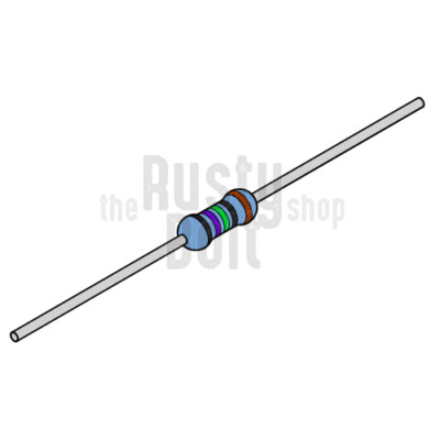 Resistors - 1/2 w (0.5 watt) - 75 ohm - 1% Tolerance - Metal Film - New