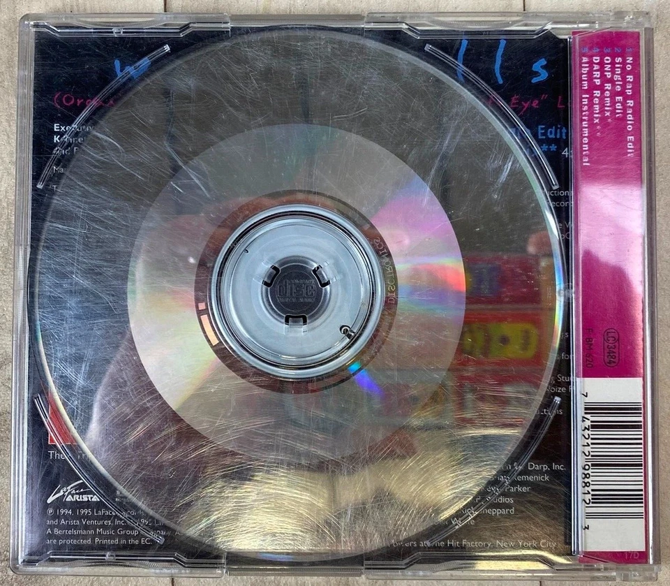 TLC - WATERFALLS CD Single 1995 Rap Hip Hop Remixe Instrumental - Bild 2 von 3