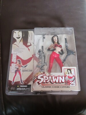 McFarlane 2004 Spawn S 25 Classic Comic  Biker Chick Collector Club Exclusive