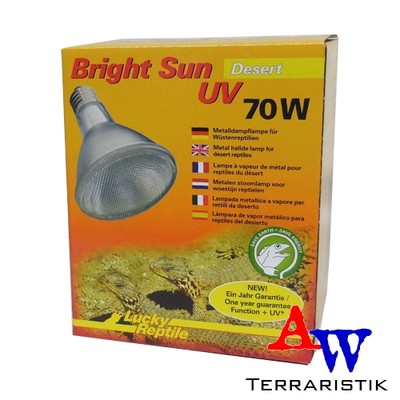 Lucky Reptile Bright Sun UV Desert 70W - UVA und UVB Strahlung