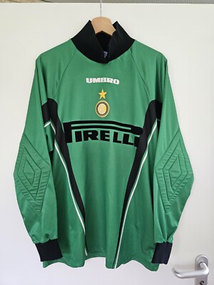 1997/98 Inter Milan authentic jersey Pagliuca vintage maglia trikot malliot - M