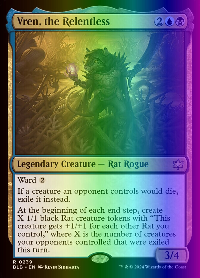 MTG Magic the Gathering Vren, the Relentless (239/427) Bloomburrow