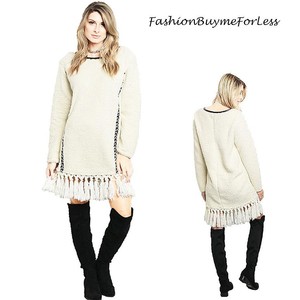 sherpa sweater dress