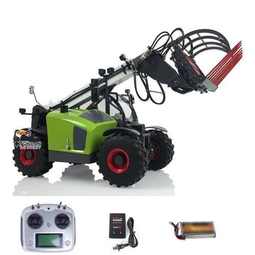 JDM-128 RC 1/14 Scale RTR Hydraulic Forklift Loader bemalt Modellfahrzeug