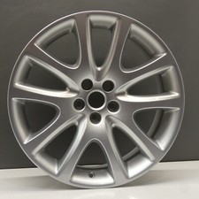 JAGUAR XJ POLARIS SILVER 19" ALLOY WHEEL RIM OEM C2C3370 7W93-1007-AA GENUINE X1