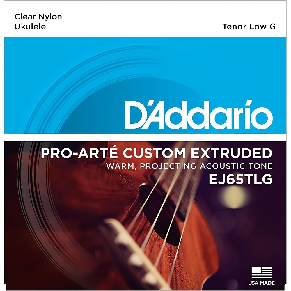 DAddario EJ65TLGPro-Изготовленные на заказ нейлоновые струны для гавайской гитары Tenor Low G из экструдированного нейлона Arte