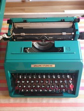 MÁQUINA DE ESCRIBIR OLIVETTI STUDIO 45 TYPEWRITER CON MALETÍN Y ACCESORIOS