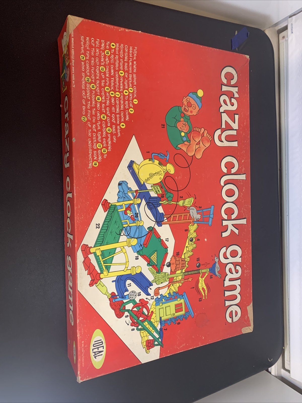 Crazy Clock Game - 1964 - Ideal - Great Condition