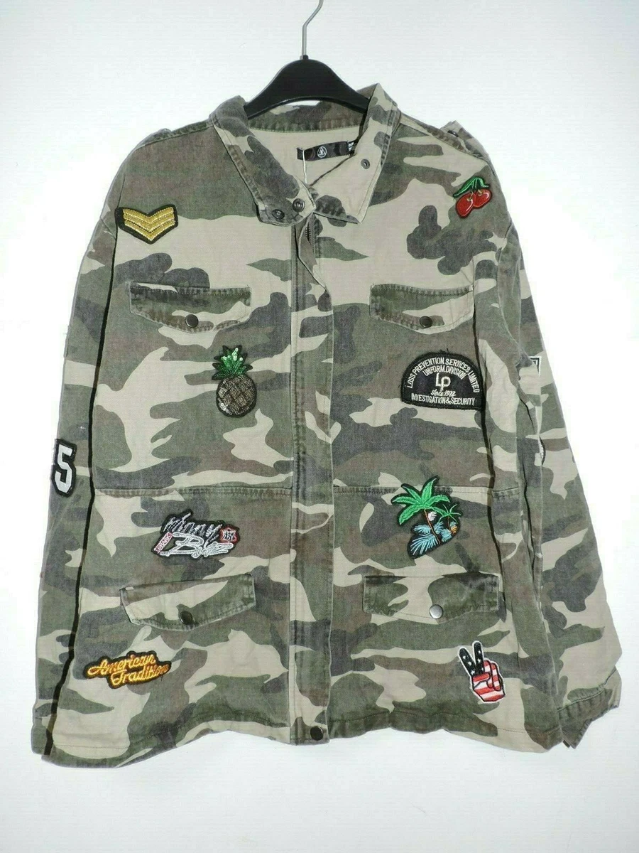 Camo clearance jacket missguided