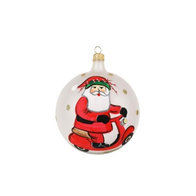 VIETRI OLD ST.NICK VESPA ORNAMENT OSN-2733.NEW IN BOX