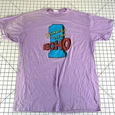 Rare Vintage 70s 80s BMX ECHO Helmets Racing T Shirt Mongoose Orlando Bicycle US