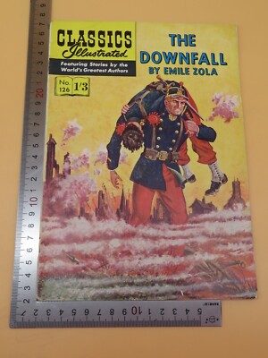 Classics Illustrated The Downfall No126 August 1964 Emile Zola Magazines