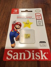 SanDisk 256GB microSDXC-Card, for Nintendo-Switch - SDSQXAO-256G-GNCZN   