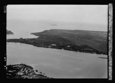 8" x 10" Photo Kenya Colony. En route to Zanzibar. Air view