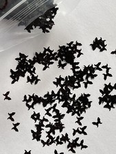 Butterfly 2 Black Nail Glitter  1 TSP  Gel Nail Art  Acrylic