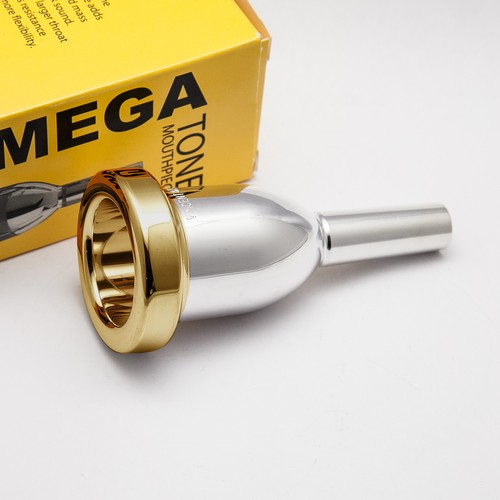 Genuine Bach 18 24K Gold Rim & Cup Tuba/Sousaphone Megatone Mouthpiece