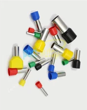 100PCS AWG#24 E0308 Ferrule Terminal Cord End Terminal Copper Brass Wire Copper