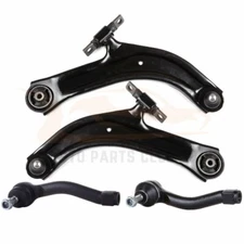 4pcs Fits 2007 2008-2012 Nissan Sentra Front Lower Control Arms Outer Tie Rods