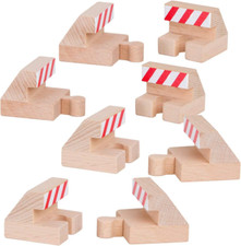 Toys Track End Bumper Buffer Stop Set Wooden Railway Fits Thomas Brio Chuggingto