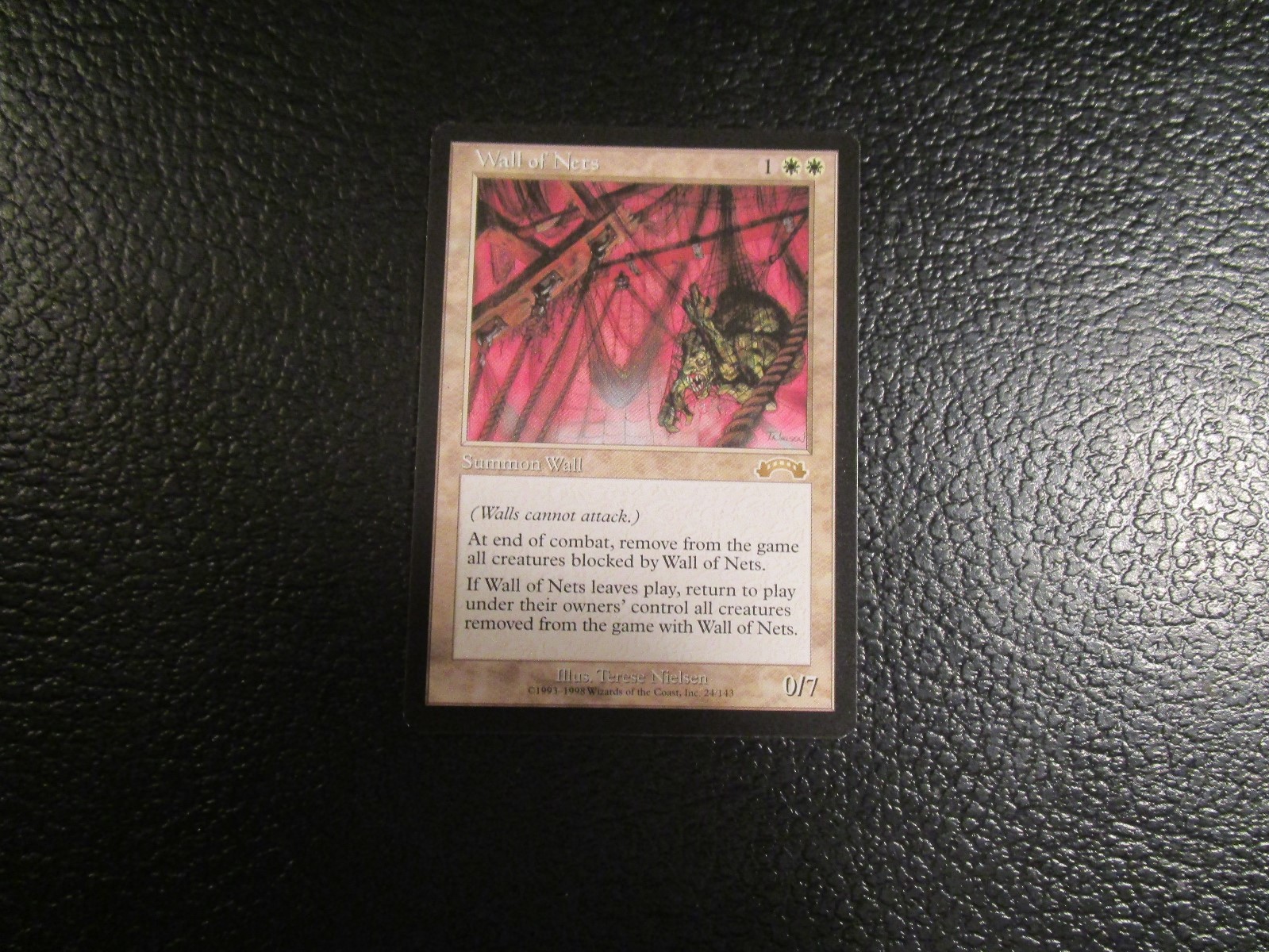 Magic the Gathering Wall of Nets MTG Exodus Card NM-Mint TRACKING PROVIDED