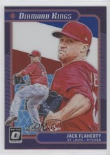 2021 Donruss Optic Diamond Kings Red White & Blue Prizm /199 Jack Flaherty 02vv