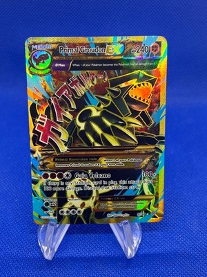 shiny primal groudon pokemon card Primal Groudon EX -Single Card