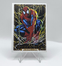 SkyBox 2024 Marvel Masterpieces '92 Platinum Spider-Man Leather #87 Insert