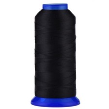UV Resistant Polyester Thread 69 T70 210D/3 for Upholstery  Outdoor Black 