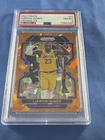Lebron James 2021 Prizm #91 PSA 8 Orange Ice card Start at $5.00
