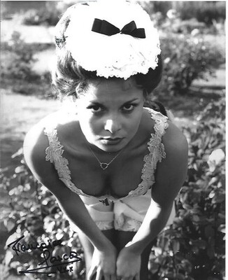 Francoise Pascal In Person signed 10'' x 8'' photo - Keep It Up Downstairs #5