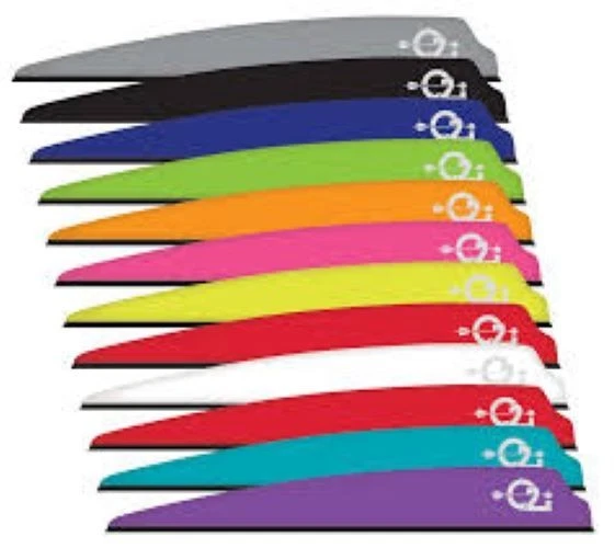 Q2i Archery Fusion X-II 3.5 fletchings 100 pack