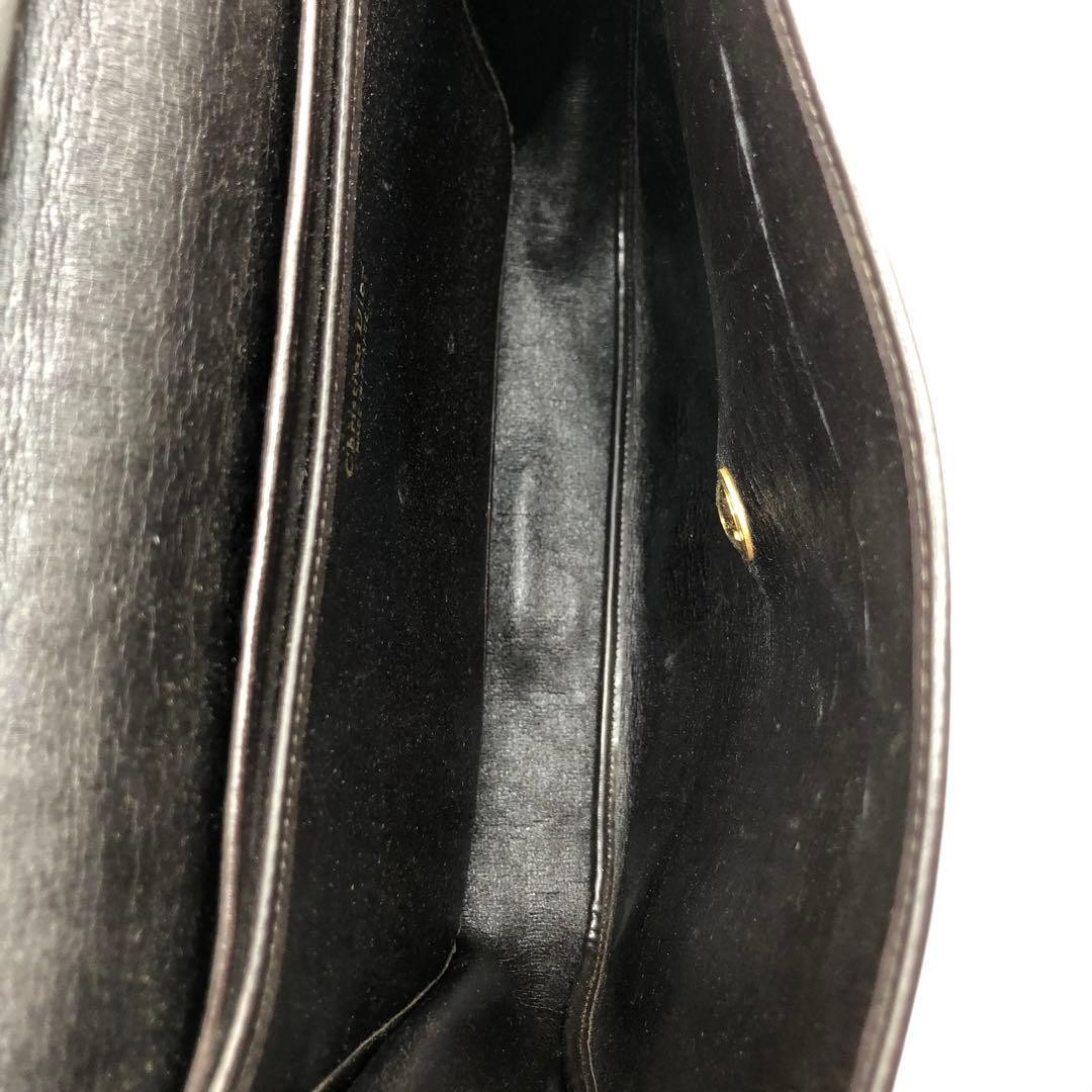 Christian Dior Shoulder Bag Canvas Brown Trotter Vintage Women's Authentic thumbnail 20