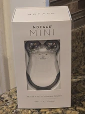 NuFACE Mini Facial Toning Device Kit White Gray Charger EUC