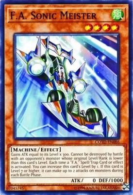 F.A. Sonic Meister - COTD-EN086 - Common - Unlimited Edition - Moderately Played