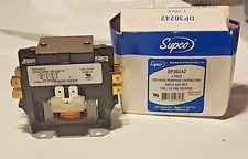 Supco DP30242 Definite Purpose Contactor  30FLA 40A RES Coil 24 Vac 50/60HZ