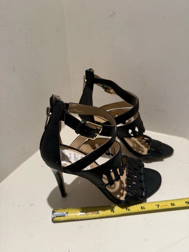Tacones de aguja de gamuza negros corte láser IVANKA TRUMP Drita - talla 6,5 M minoristas Foto 4 de 4