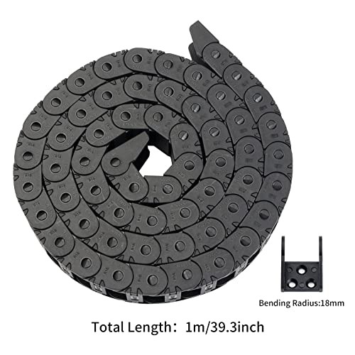 FYSETC Drag Chain Cable Carrier 10x15mm Black 39.3 Inch CNC Part