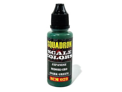 Squadron Colors Japanese Midori-Iro (Dark Green) Acrylic Airbrush Paint (15ml Bo